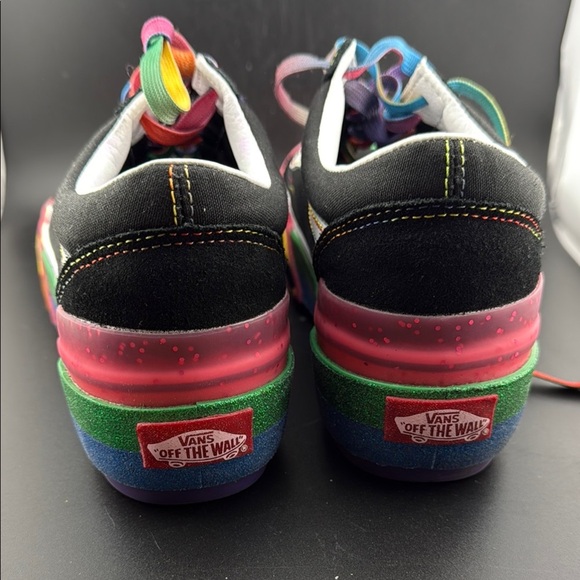 UNISEX Vans Old Skool Stacked Glitter Like New - Picture 6 of 6